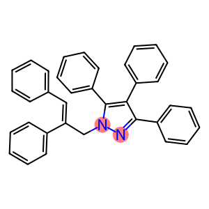 1-(2,3-diphenyl-2-propenyl)-3,4,5-triphenyl-1H-pyrazole