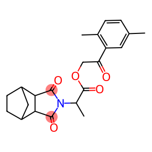 2-(2,5-dimethylphenyl)-2-oxoethyl 2-(3,5-dioxo-4-azatricyclo[5.2.1.0~2,6~]dec-4-yl)propanoate