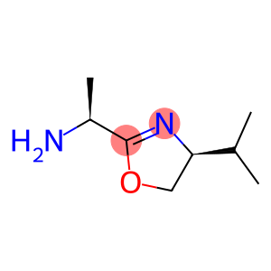 2-Oxazolemethanamine, 4,5-dihydro-α-methyl-4-(1-methylethyl)-, (αS,4S)-