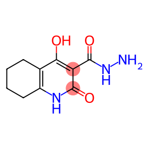 3-Quinolinecarboxylic acid, 1,2,5,6,7,8-hexahydro-4-hydroxy-2-oxo-, hydrazide (9CI)