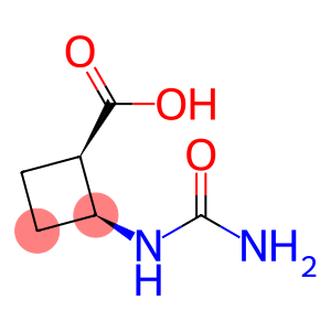 Cyclobutanecarboxylic acid, 2-[(aminocarbonyl)amino]-, (1R,2S)-rel-