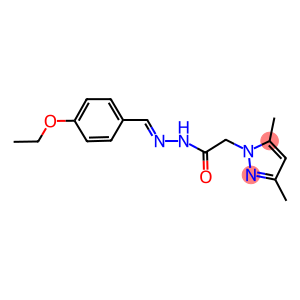 2-(3,5-dimethyl-1H-pyrazol-1-yl)-N'-(4-ethoxybenzylidene)acetohydrazide