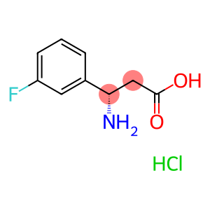 (S)-3-AMINO-3-(3-FLUOROPHENYL)PROPANOIC ACID HCL