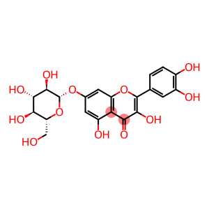 7-(β-D-Glucopyranosyloxy)-2-(3,4-dihydroxyphenyl)-3,5-dihydroxy-4H-1-benzopyran-4-one