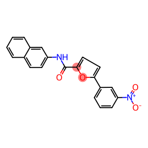 5-{3-nitrophenyl}-N-(2-naphthyl)-2-furamide