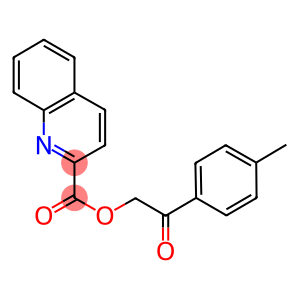 2-(4-methylphenyl)-2-oxoethyl 2-quinolinecarboxylate
