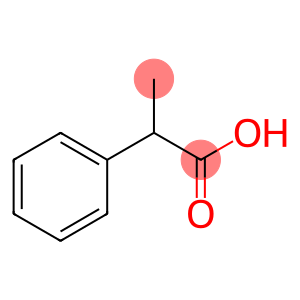 Benzeneacetic acid, alpha-methyl-