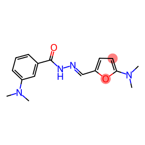 3-(dimethylamino)-N'-{[5-(dimethylamino)-2-furyl]methylene}benzohydrazide