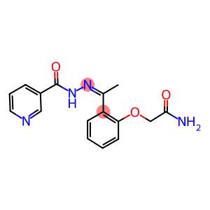 2-{2-[N-(3-pyridinylcarbonyl)ethanehydrazonoyl]phenoxy}acetamide