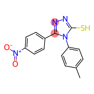 3-{4-nitrophenyl}-4-(4-methylphenyl)-5-sulfanyl-4H-1,2,4-triazole
