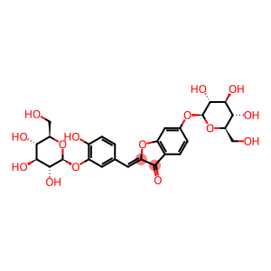 (Z)-6-(β-D-Glucopyranosyloxy)-2-[[3-(β-D-glucopyranosyloxy)-4-hydroxyphenyl]methylene]benzofuran-3(2H)-one
