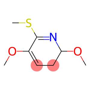 Pyridine, 2,3-dihydro-2,5-dimethoxy-6-(methylthio)- (9CI)