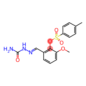 2-[2-(aminocarbonyl)carbohydrazonoyl]-6-methoxyphenyl 4-methylbenzenesulfonate