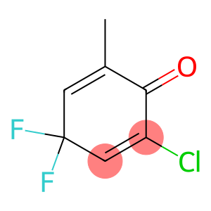 2,5-Cyclohexadien-1-one,  2-chloro-4,4-difluoro-6-methyl-