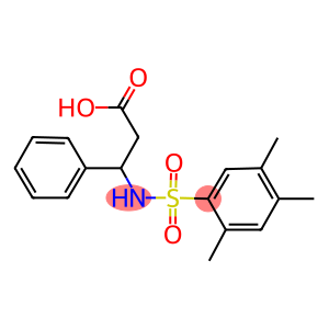 3-phenyl-N-[(2,4,5-trimethylphenyl)sulfonyl]-beta-alanine