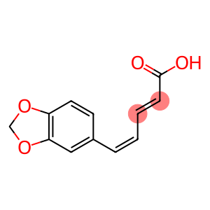 (2E,4Z)-5-(1,3-Benzodioxol-5-yl)-2,4-pentadienoic acid