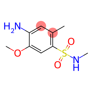 4-amino-5-methoxy-N,2-dimethylbenzenesulphonamide