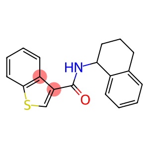 N-(1,2,3,4-tetrahydronaphthalen-1-yl)-1-benzothiophene-3-carboxamide