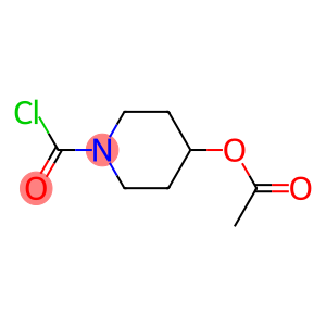 1-Piperidinecarbonyl chloride, 4-(acetyloxy)- (9CI)