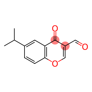 4H-1-Benzopyran-3-carboxaldehyde, 6-(1-methylethyl)-4-oxo-