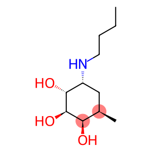 allo-Inositol, 6-(butylamino)-1,2,6-trideoxy-2-methyl- (9CI)