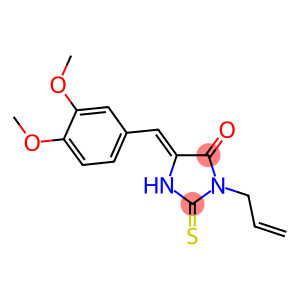 3-allyl-5-(3,4-dimethoxybenzylidene)-2-thioxo-4-imidazolidinone
