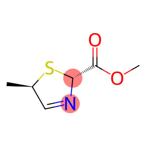 2-Thiazolecarboxylicacid,2,5-dihydro-5-methyl-,methylester,(2R,5R)-rel-(9CI)