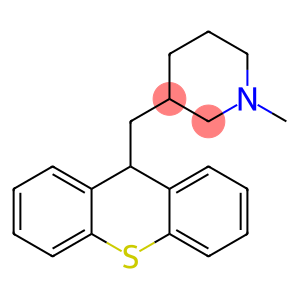 9H-Thioxanthene, piperidine deriv.