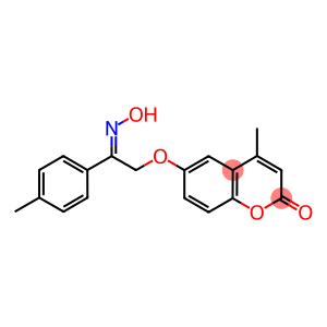 6-[2-(hydroxyimino)-2-(4-methylphenyl)ethoxy]-4-methyl-2H-chromen-2-one