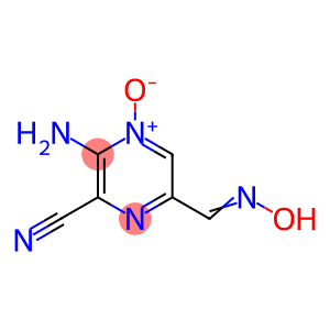 Pyrazinecarbonitrile, 3-amino-6-[(hydroxyimino)methyl]-, 4-oxide (9CI)
