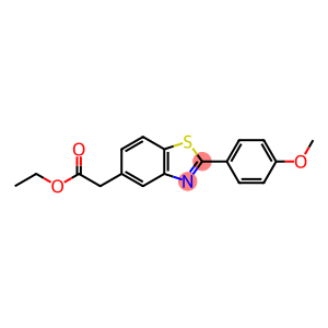 2-(4-Methoxyphenyl)-5-benzothiazoleacetic acid ethyl ester