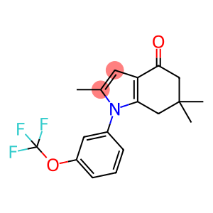 4H-Indol-4-one, 1,5,6,7-tetrahydro-2,6,6-trimethyl-1-[3-(trifluoromethoxy)phenyl]-