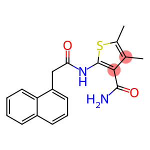 4,5-dimethyl-2-[(1-naphthylacetyl)amino]-3-thiophenecarboxamide
