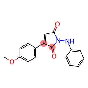 1-ANILINO-3-(4-METHOXYPHENYL)-1H-PYRROLE-2,5-DIONE