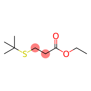 Propanoic acid, 3-[(1,1-dimethylethyl)thio]-, ethyl ester