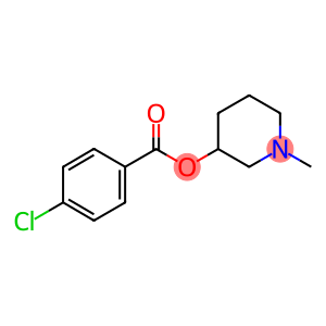 1-methyl-3-piperidinyl 4-chlorobenzoate