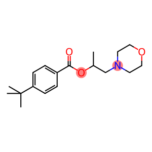 1-methyl-2-morpholin-4-ylethyl 4-tert-butylbenzoate