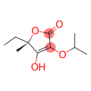 2(5H)-Furanone,5-ethyl-4-hydroxy-5-methyl-3-(1-methylethoxy)-,(5S)-(9CI)