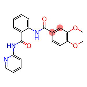 3,4-dimethoxy-N-{2-[(2-pyridinylamino)carbonyl]phenyl}benzamide