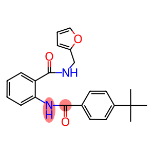 2-[(4-tert-butylbenzoyl)amino]-N-(2-furylmethyl)benzamide