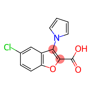 5-Chloro-3-(1H-pyrrol-1-yl)-1-benzofuran-2-carboxylic acid