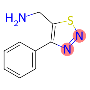 (4-PHENYL-1,2,3-THIADIAZOL-5-YL)METHYLAMINE,90%+