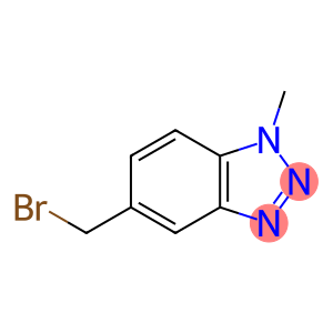 1H-Benzotriazole, 5-(bromomethyl)-1-methyl-