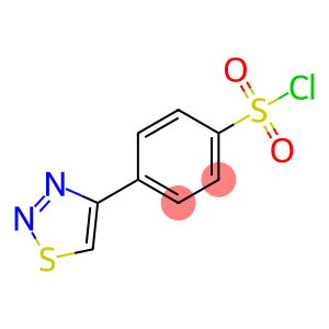 4-(1,2,3-thiadiazol-4-yl)benzene-1-sulfonyl chloride