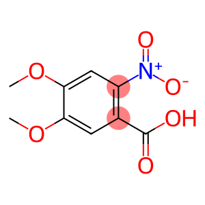 6-硝基藜芦酸(3,4-二甲氧基-6-硝基苯甲酸)