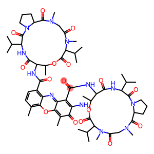 Dilactone actinomycindioic D acid
