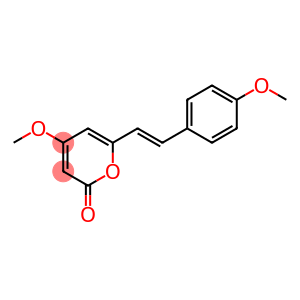 4-methoxy-6-(p-methoxystyryl)-2h-pyran-2-one