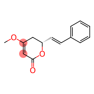 [R-(E)]-5,6-Dihydro-4-methoxy-6-(2-phenylethenyl)-2H-pyran-2-one