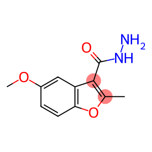 3-Benzofurancarboxylic acid, 5-methoxy-2-methyl-, hydrazide