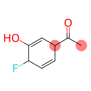 Ethanone, 1-(4-fluoro-3-hydroxy-2,5-cyclohexadien-1-yl)-